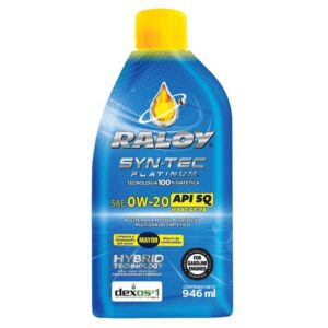 RALOY SYN-TEC PLATINUM SAE 0W-20 API SQ ILSAC GF-7A DEXOS-1 GEN3
