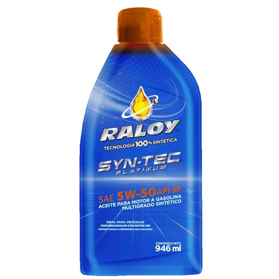 RALOY SYN-TEC PLATINUM SAE 5W-50 API SP