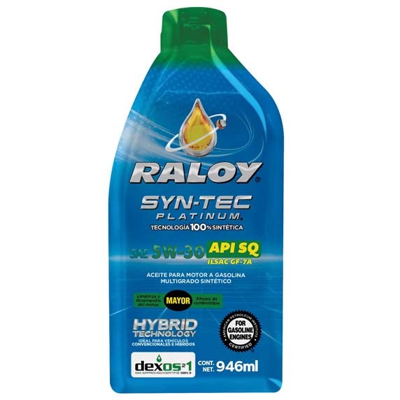 Raloy Syn-Tec Platinum SAE 5W-30 API SQ ILSAC GF-7A DEXOS-1 GEN3